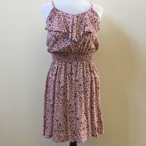 Forever21 Floral Ruffle Dress